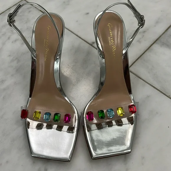 Gianvito Rossi Ribbon Candy sandals NWOT